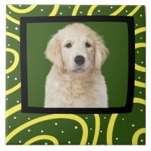 Golden Retriever-anpassat foto ram
