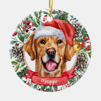 Golden Retriever Anpassningsbar Hund jul Ornament