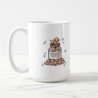 Golden Retriever Antidepressivt medel | Valp Terap Kaffemugg
