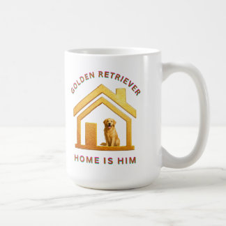 Golden retriever är honom2 kaffemugg