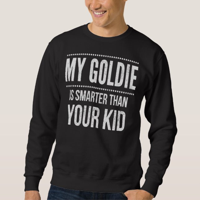 Golden Retriever är smart än ditt Kid Lång Ärmad Tröja (Framsida)