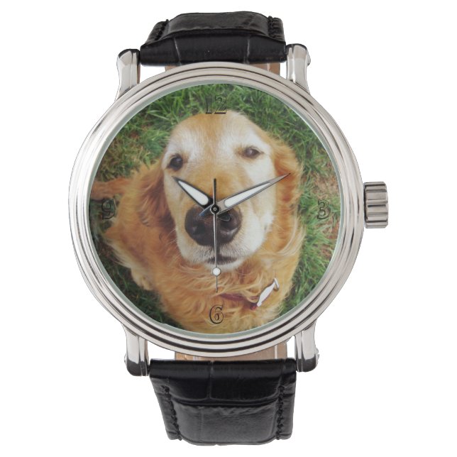 Golden Retriever Armbandsur (Framsida)