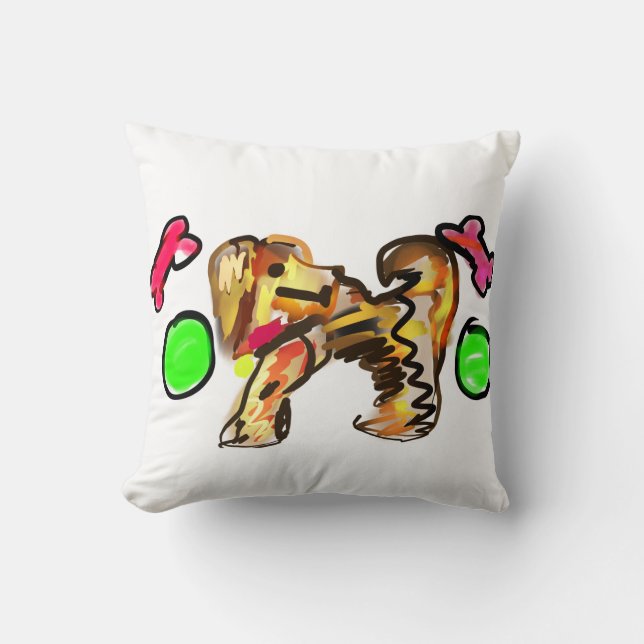 Golden retriever art kudde (Framsida)