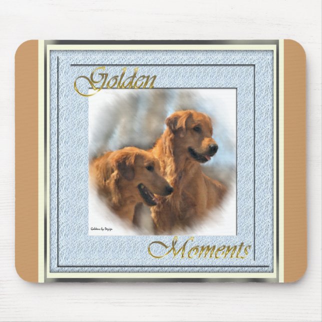 Golden Retriever Art-presentationer Musmatta (Framsidan)