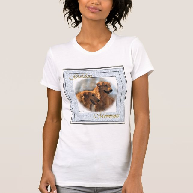 Golden Retriever Art-presentationer Tee (Framsida)