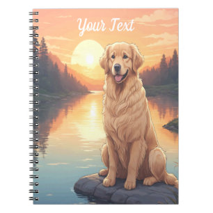 Golden Retriever av Sjö Anteckningsbok