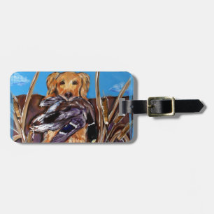 GOLDEN RETRIEVER BAGAGEBRICKA