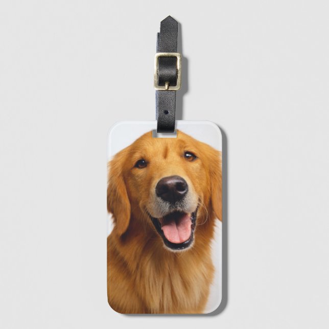 Golden Retriever Bagagebricka (Framsida vertikal)