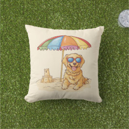 Golden Retriever Beach Hund Kudde