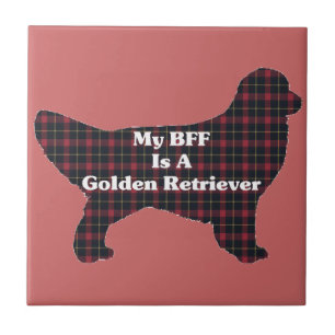 Golden Retriever BFF Kakelplatta