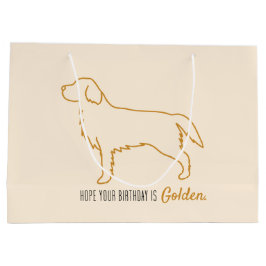 Golden Retriever Birthday Bag