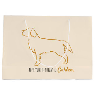 Golden Retriever Birthday Bag