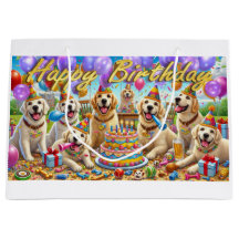 Golden Retriever Birthday Bash Gift Bag