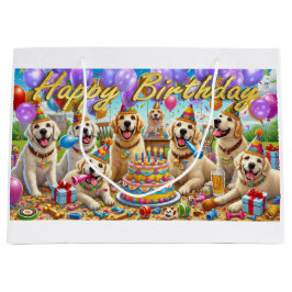 Golden Retriever Birthday Bash Gift Bag