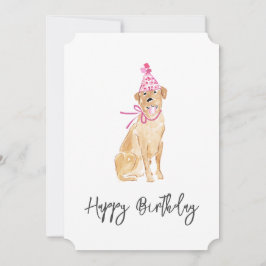 Golden Retriever Birthday Hat Pet Sweet