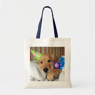 Golden Retriever Birthday Tygkasse