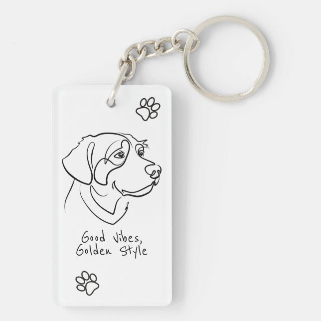 Golden Retriever - Bra Vibbar, Golden Stil (Baksidan)