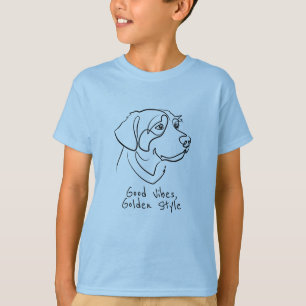 Golden Retriever - Bra Vibbar, Golden Stil T Shirt