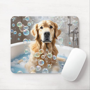 Golden Retriever Bubble Bath Musmatta