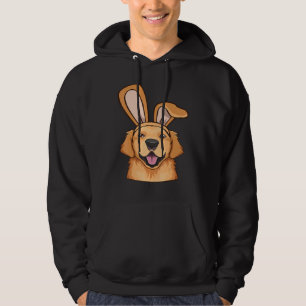 Golden Retriever Bunny Ears Påstdagg Dog Puppy B Hoodie