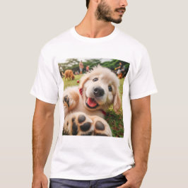 Golden retriever cachorro t shirt