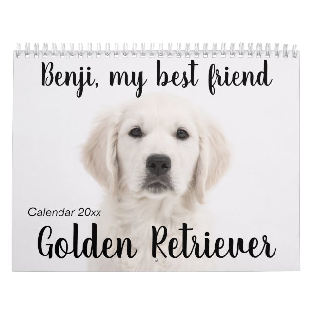 Golden Retriever Calendar 2023 Kalender (Omslag)