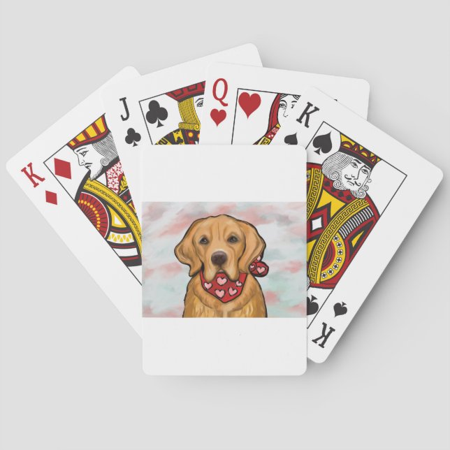 Golden Retriever Casinokort (Baksidan)