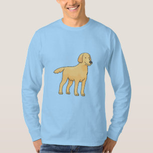 Golden Retriever Center T Shirt