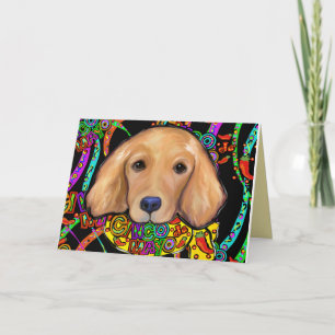 Golden Retriever Cinco de Mayo Kort