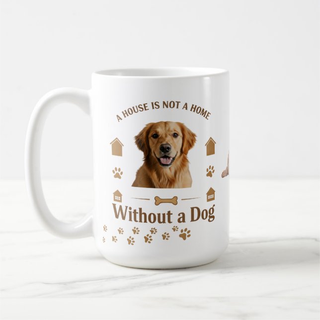 Golden Retriever Classic Mugg (Vänster)