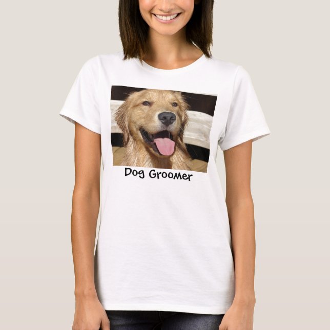 Golden Retriever Close-up Tee Shirt (Framsida)