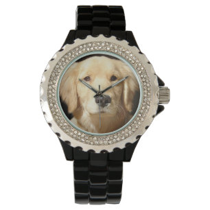 Golden Retriever Closeup Armbandsur