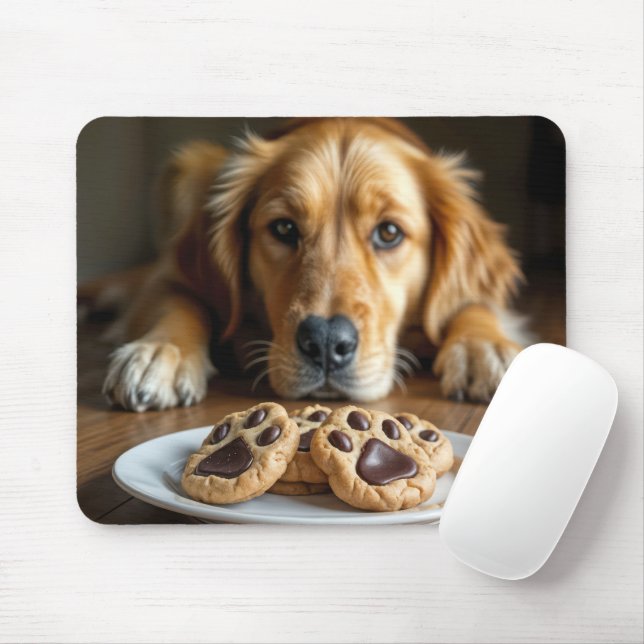Golden Retriever Cookies Musmatta (Med mus)