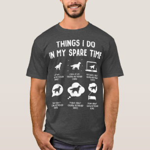 Golden Retriever Corgi Sak Do Spare Time Funy T Shirt