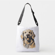 Golden Retriever Crossbody-väska