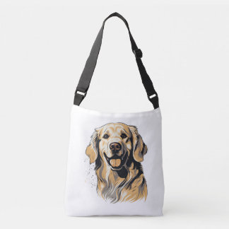 Golden Retriever Crossbody-väska Axelväska