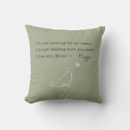 Golden Retriever Custom Photo Pillow Dog Mom Gift Kudde