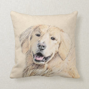 Golden Retriever - Cute Original Hund Art Kudde
