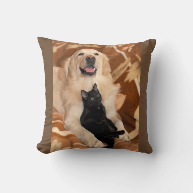 Golden Retriever Dekorativ kudde (Framsida)
