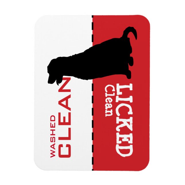 Golden Retriever Dishwasher Magnet-tecken Magnet (Vertikal)