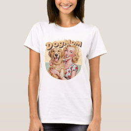 Golden Retriever Dogmamma t-shirt doglover retro