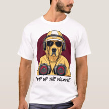 Golden Retriever Dsed som DJ