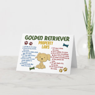Golden Retriever Egendom Laws 4 Kort