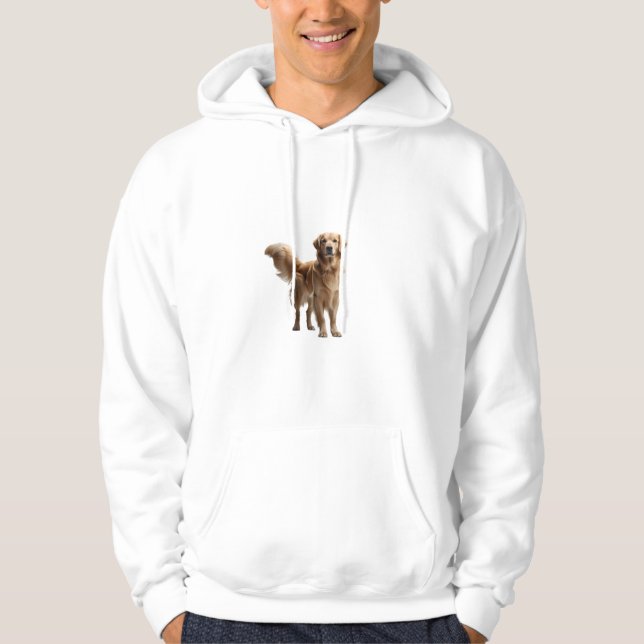Golden Retriever Elegant Breed Hoodie (Framsida)