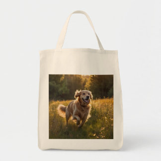 Golden Retriever Elegant Livsmedel Tote Bag Tygkasse