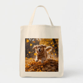 Golden Retriever Elegant Livsmedel Tote Bag Tygkasse