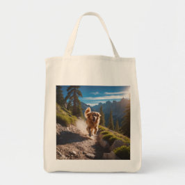 Golden Retriever Elegant Livsmedel Tote Bag Tygkasse