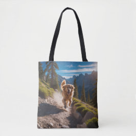 Golden Retriever Elegant Shoulder Tote Bag Tygkasse