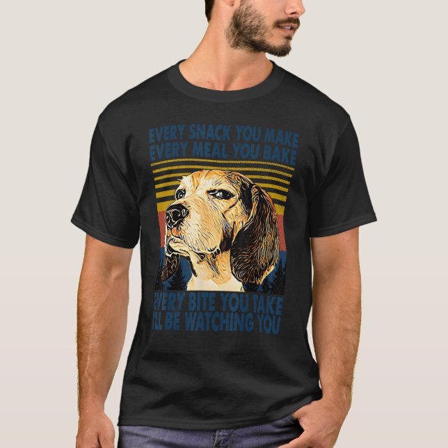 Golden Retriever Every Meal You Make I'll Be Watch T Shirt (Framsida)