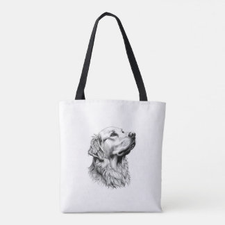 Golden Retriever Finlins Konst Mobilskal | Konstnä Tygkasse